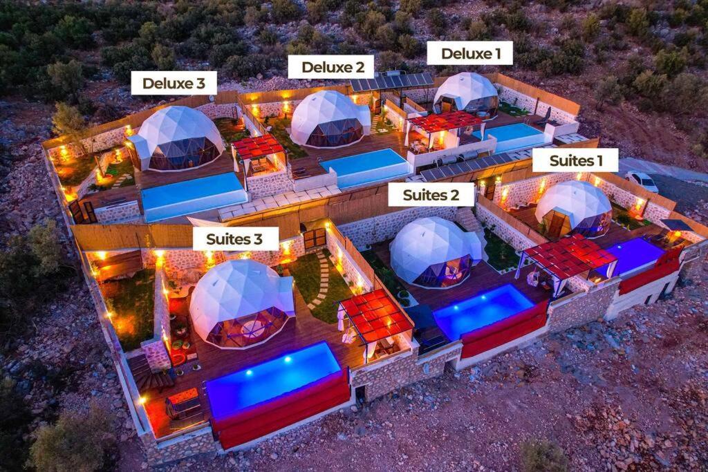 كاس Kalkan Dome Suites & Deluxe Hotel المظهر الخارجي الصورة