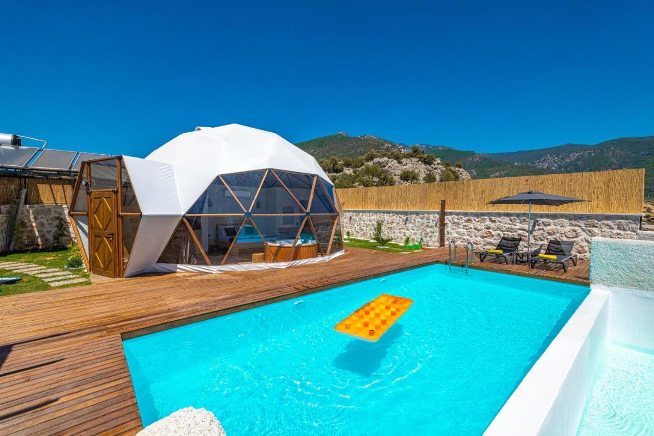 كاس Kalkan Dome Suites & Deluxe Hotel المظهر الخارجي الصورة