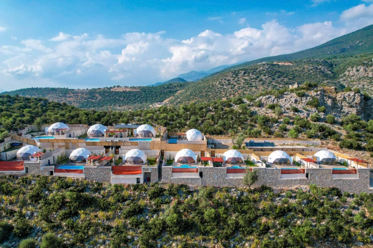 كاس Kalkan Dome Suites & Deluxe Hotel المظهر الخارجي الصورة