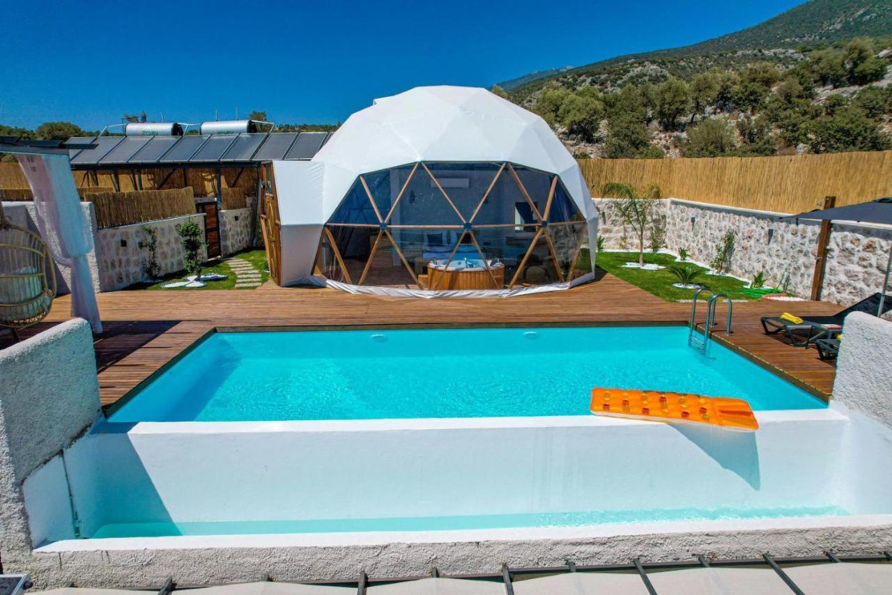 كاس Kalkan Dome Suites & Deluxe Hotel المظهر الخارجي الصورة