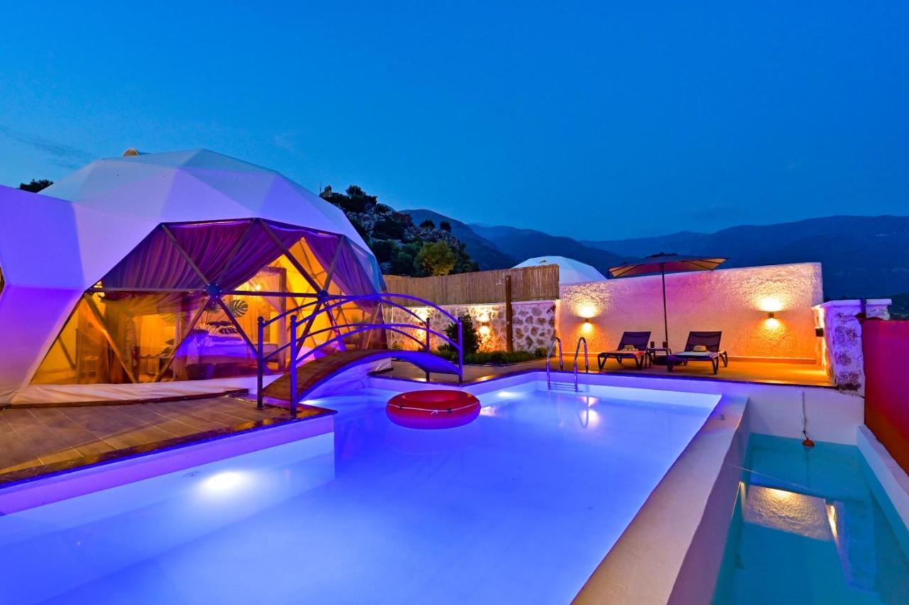 كاس Kalkan Dome Suites & Deluxe Hotel المظهر الخارجي الصورة