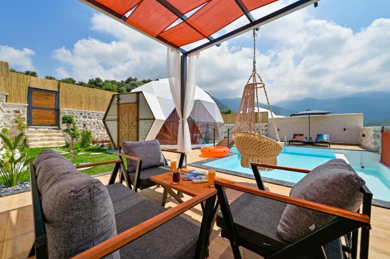 كاس Kalkan Dome Suites & Deluxe Hotel المظهر الخارجي الصورة