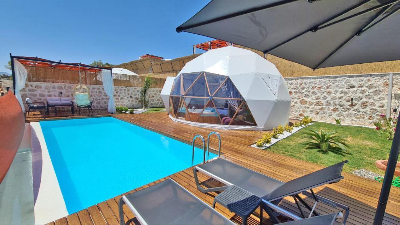 كاس Kalkan Dome Suites & Deluxe Hotel المظهر الخارجي الصورة