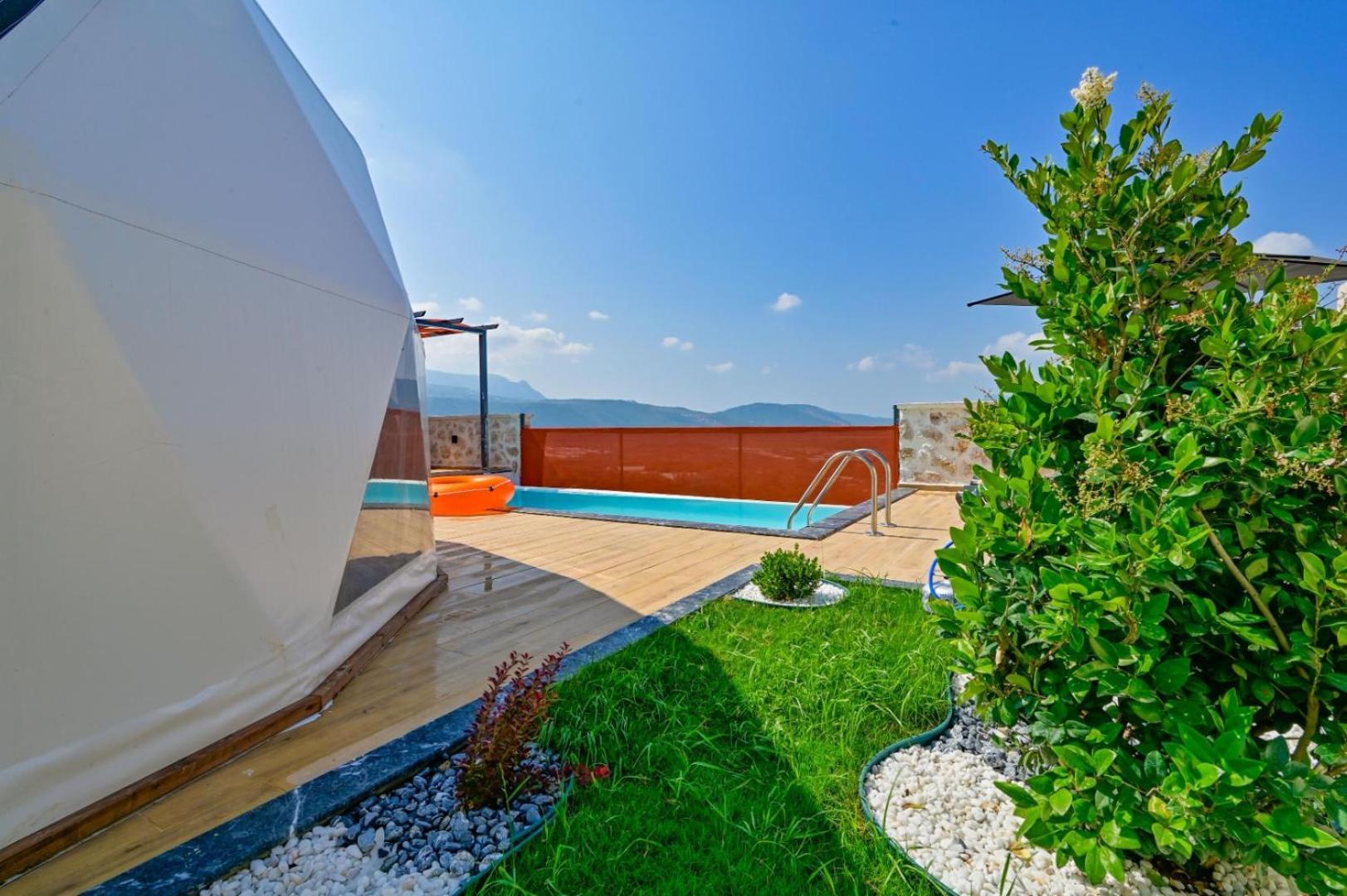 كاس Kalkan Dome Suites & Deluxe Hotel المظهر الخارجي الصورة