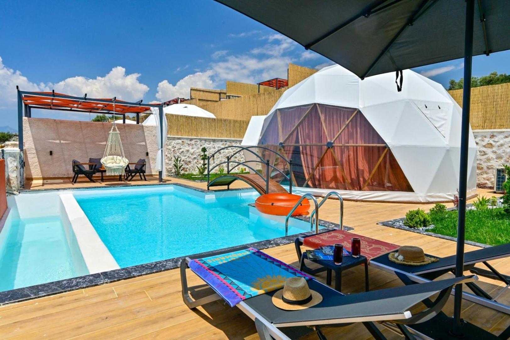 كاس Kalkan Dome Suites & Deluxe Hotel المظهر الخارجي الصورة