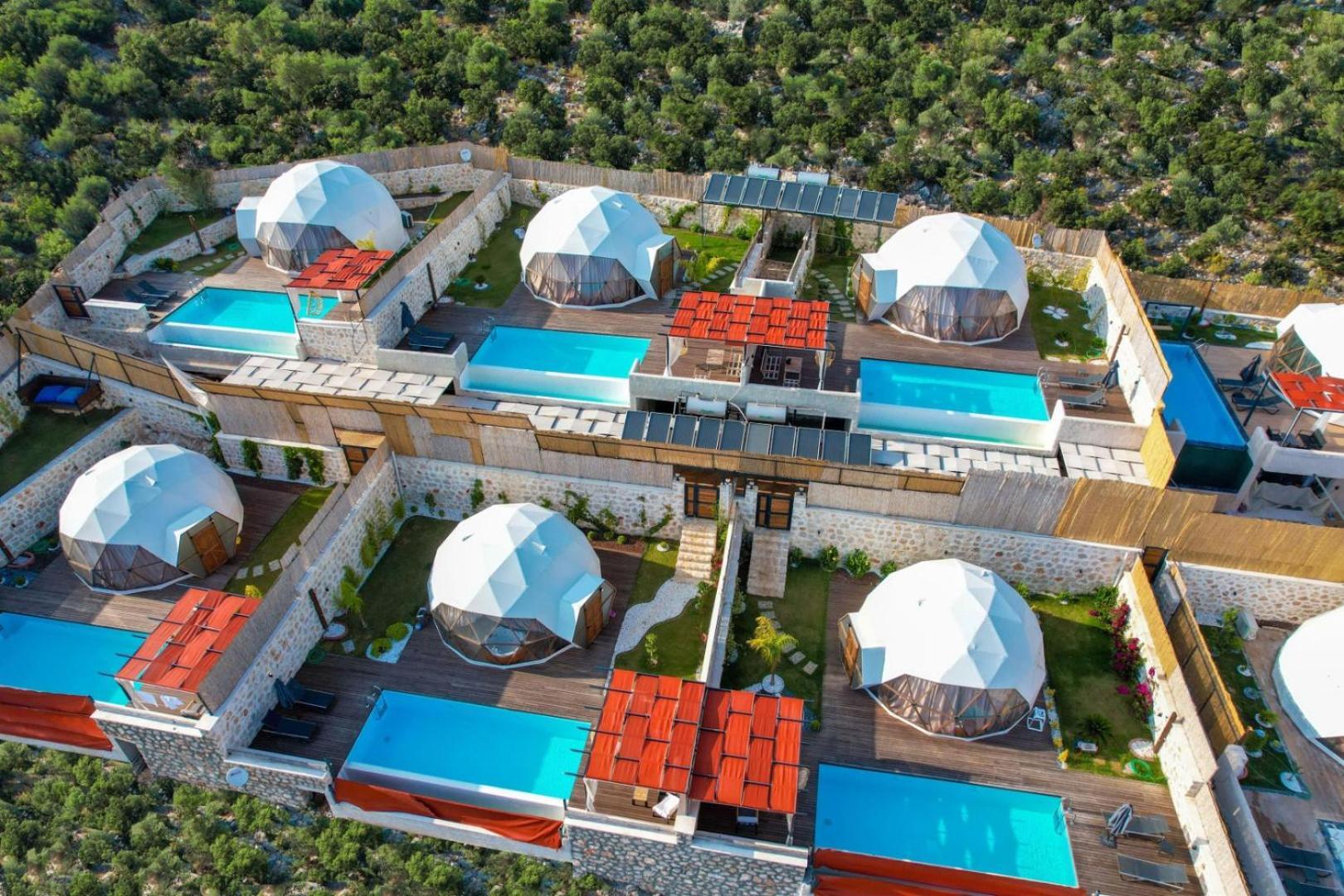 كاس Kalkan Dome Suites & Deluxe Hotel المظهر الخارجي الصورة