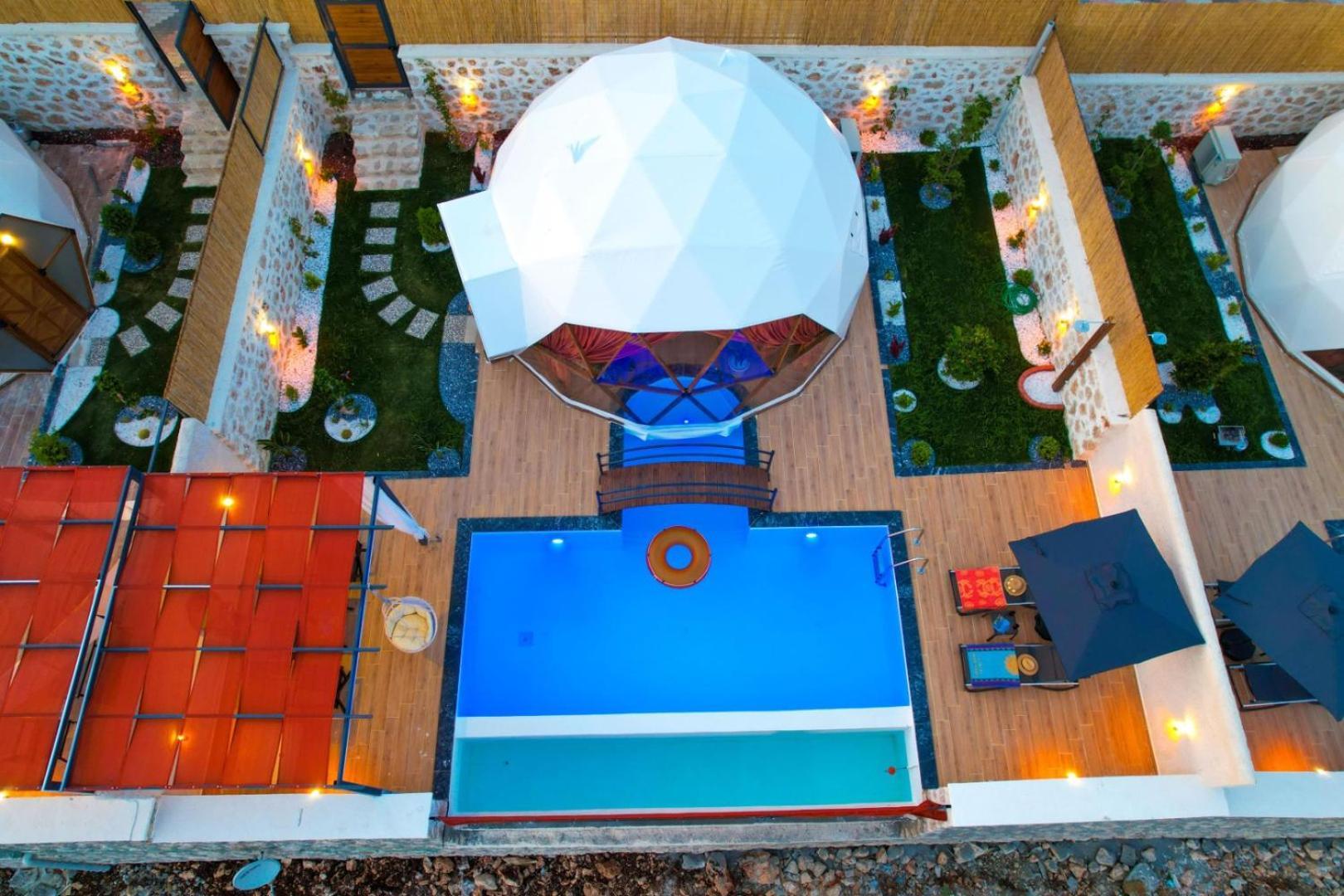 كاس Kalkan Dome Suites & Deluxe Hotel المظهر الخارجي الصورة